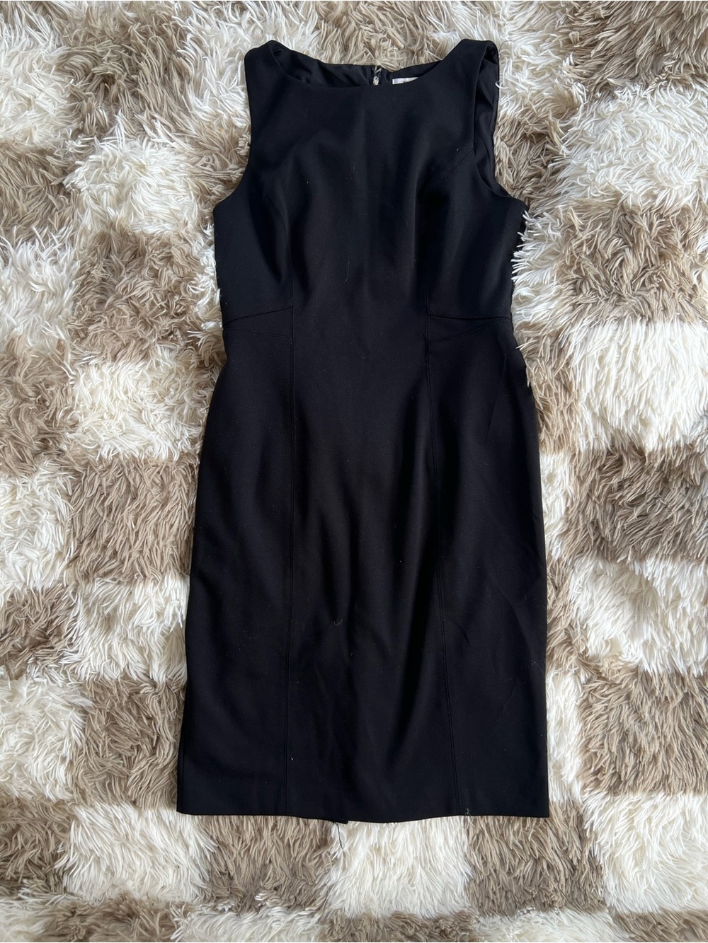 White House Black Market Little Black Sleeveless Sheath Dress
